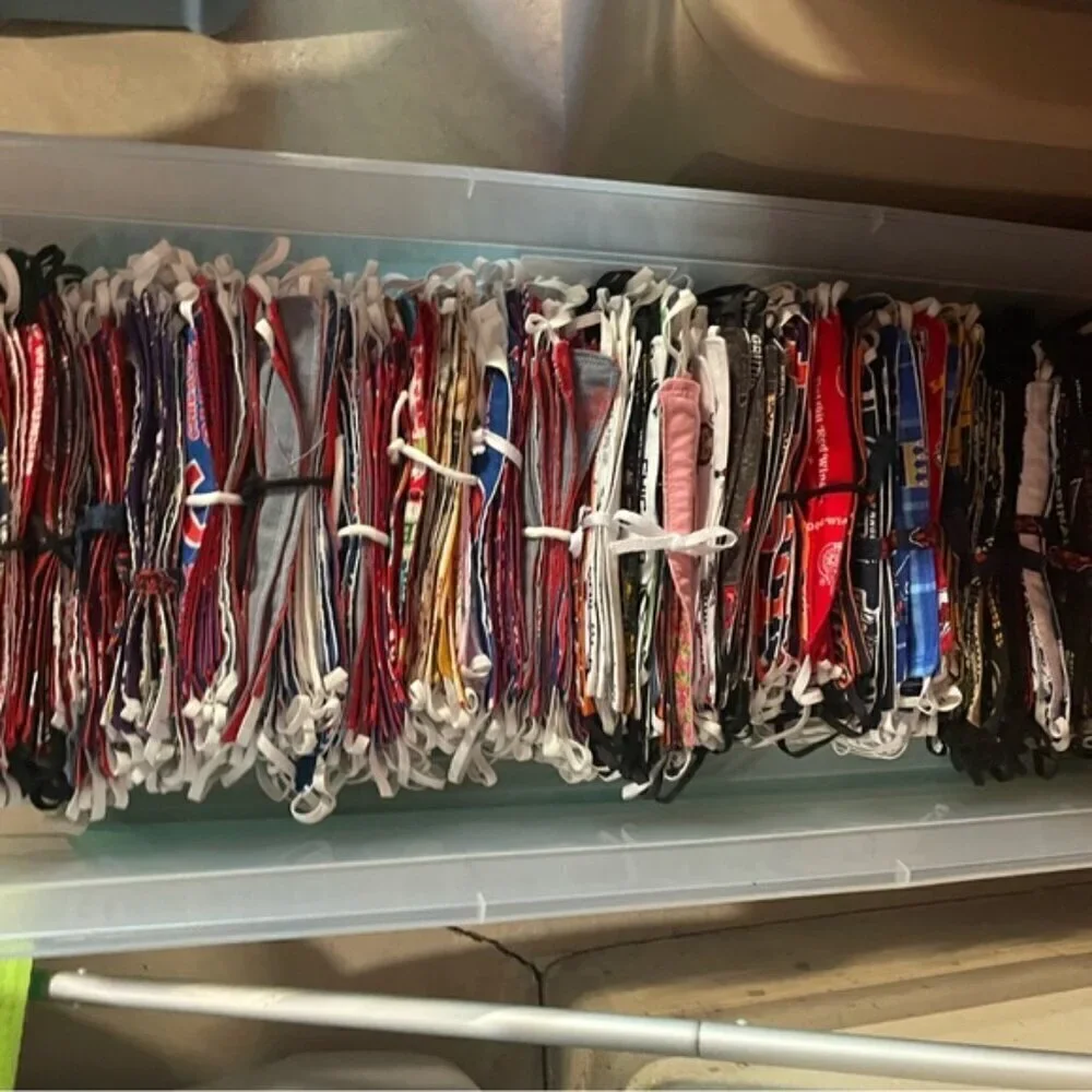 250 Adult 40 Child Face Masks Sports